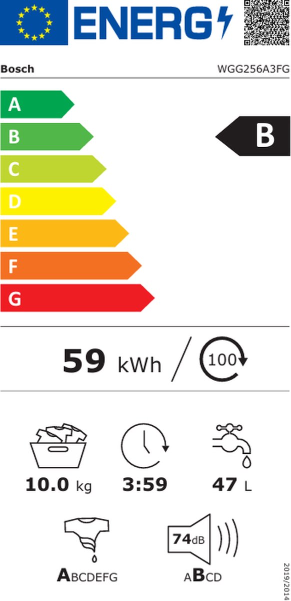 Wat vinden we goed aan de Bosch WGG256A3FG vaatwasser