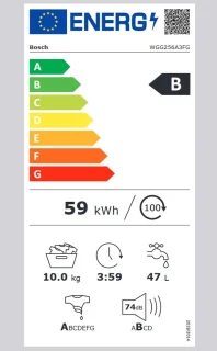 Bosch WGG256A3FG vaatwasser