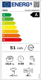 CHiQ CFL100-14586IM3XA Wasmachine 10 KG Space Pro