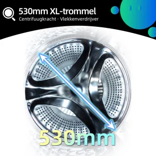 CHiQ CW07123863AX Wasmachine 7 kg Space Pro