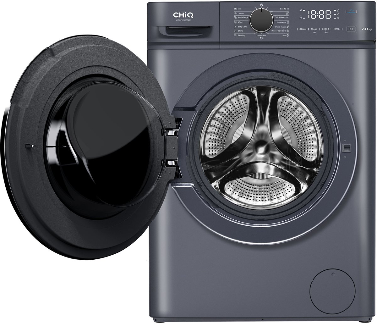 CHiQ CW07123863AX Wasmachine 7 kg Space Pro