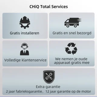 CHiQ CW106581AX Wasmachine 10 KG