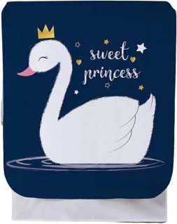 FANSU wasmachinehoes met tekenfilm voor voorlader (Zwaan S, 5–7 kg)