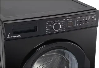 Fram Wasmachine 7 KG Zwart Retro 1400 RPM
