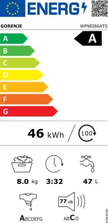 Gorenje WPNEI86ATS wasmachine