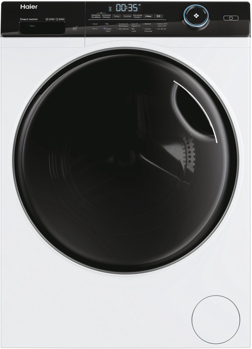 De Haier HW80-B14959U1DF 8kg wasmachine in één oogopslag
