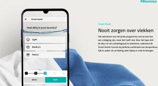 Hisense WF3S8043BW3/BLX 8kg Wasmachine 3S Serie