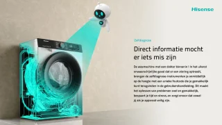 Hisense WF3S8043BW3/BLX 8kg Wasmachine 3S Serie