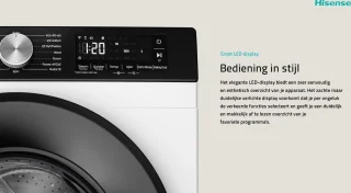 Hisense WF3S9043BB3 9kg Wasmachine Zwart
