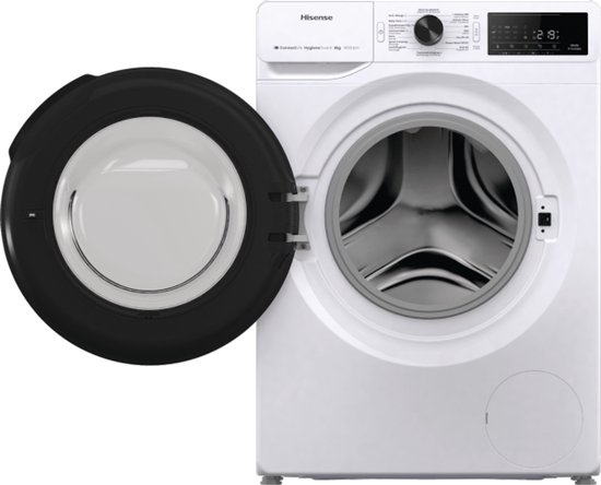 Hisense WF3V843BW/BLX wasmachine 8 kg 1400 RPM wit review