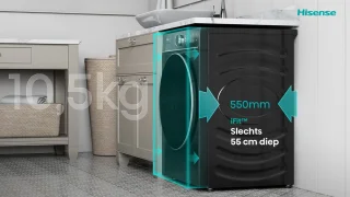 Hisense WF5I1045BBQ Voorlader Wasmachine