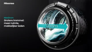 Hisense WF5I1045BBQ Voorlader Wasmachine