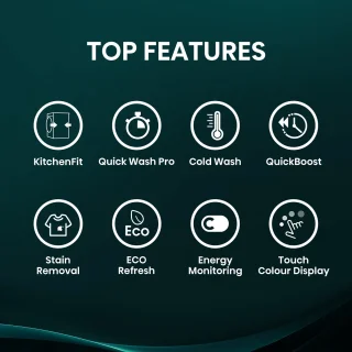 Hisense WF5I9043BWFS wasmachine
