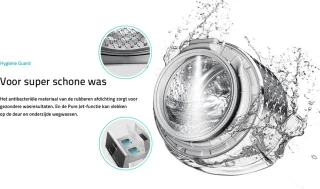 Hisense WF5S1045BW 5S Serie Wasmachine 10,5kg