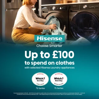 Hisense WF5S1045BW 5S Serie Wasmachine 10,5kg