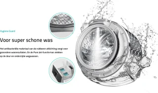 Hisense WF5S9045BW 5S Serie Wasmachine 9kg