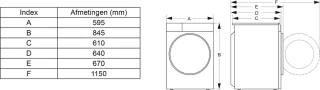 Hisense WF7S1247BB Wasmachine 12kg TFT display