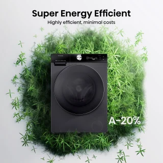 Hisense WF7S1247BB Wasmachine 12kg TFT display