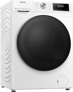 Hisense WFQA9014EVJMW Voorlader 9 kg Zwart/Wit