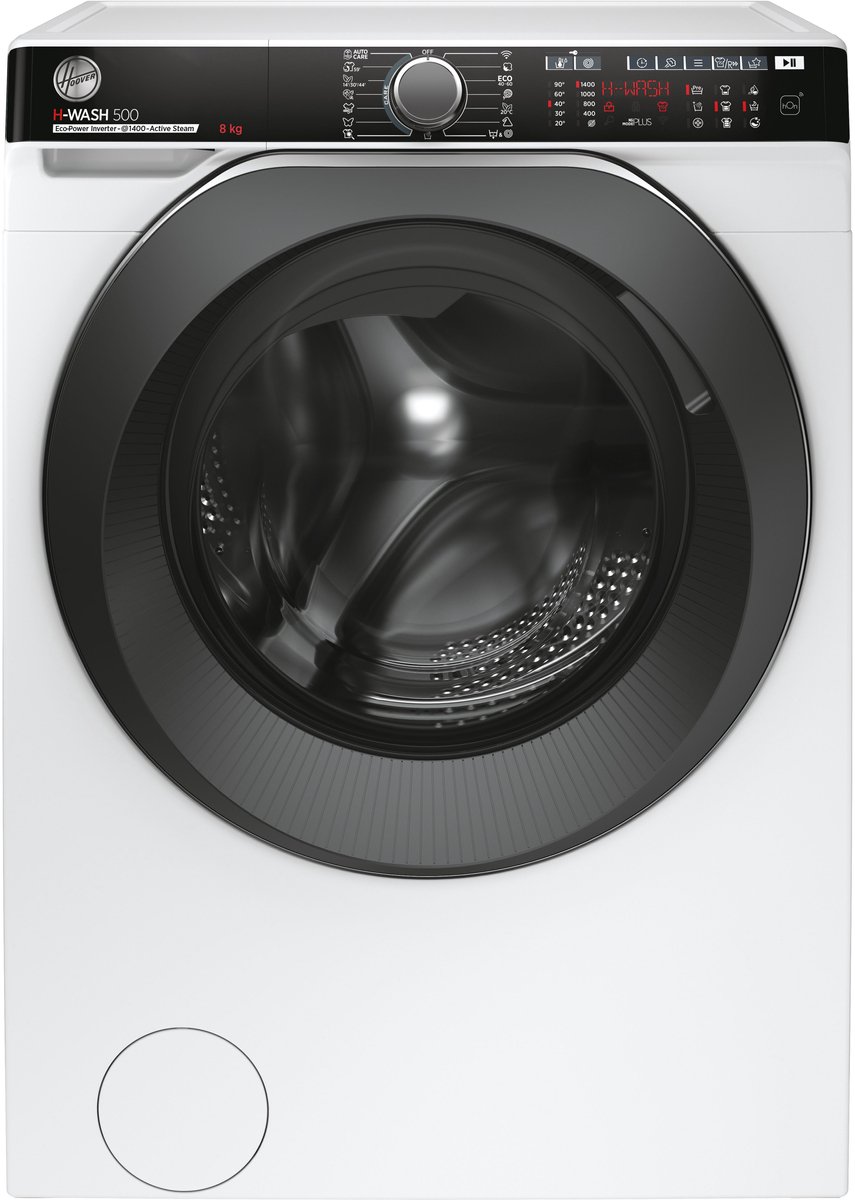 De Hoover HWPV 48AMBC/1-S Wasmachine Wit in één oogopslag