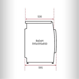 Inventum VWM9010B Wasmachine 9kg Zwart
