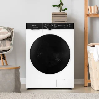 Inventum VWM9010W Wasmachine 9kg 1400TPM Wit/Zwart