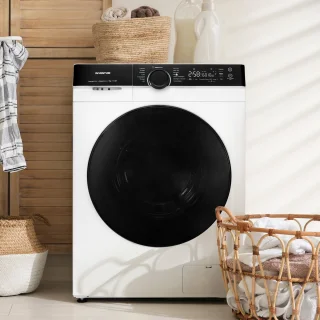 Inventum VWM9010W Wasmachine 9kg 1400TPM Wit/Zwart
