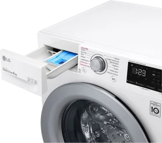 LG F4WV308S4B Voorlader Wasmachine 8 kg Wit