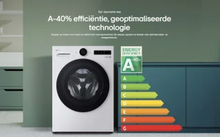 LG F4WX801YB Wasmachine 11kg Zwart