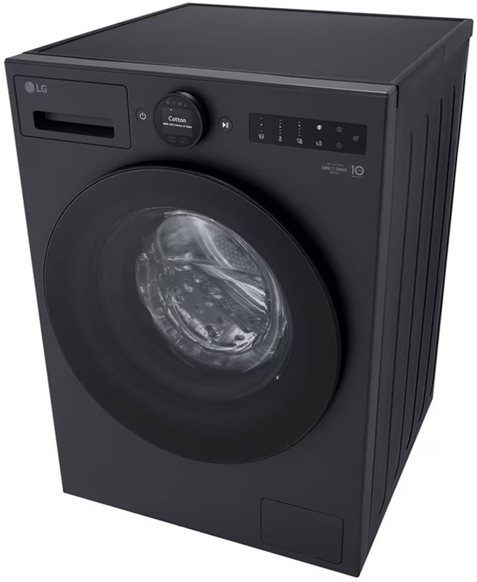 De LG F4WX801YB Wasmachine 11kg Zwart in één oogopslag