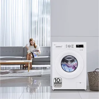 LG F4X1008NWH wasmachine 8 kg wit