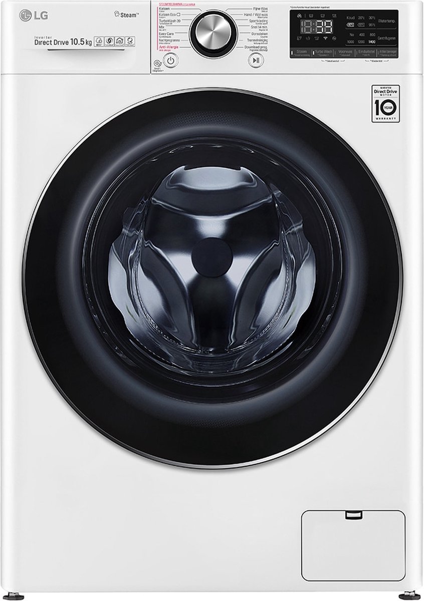 De LG F6WV910P2E 10.5 kg Wasmachine ThinQ in één oogopslag