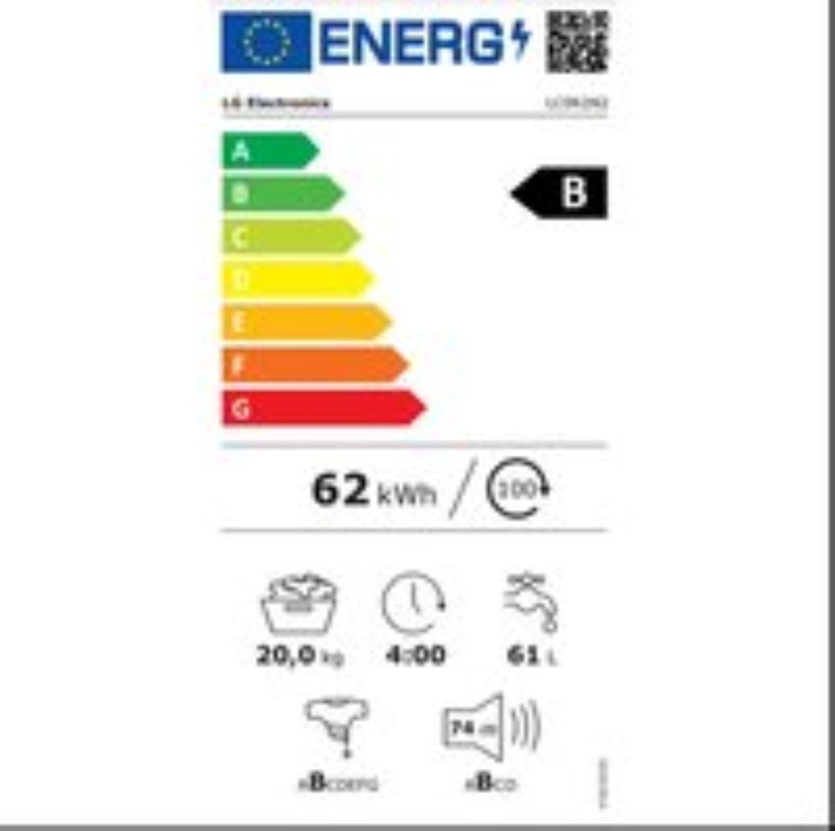 Wat vinden we goed aan de LG LC0R2N2 Wasmachine 20KG
