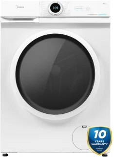 De Midea MF100W80BA/W-HR Voorladerwasmachine in één oogopslag