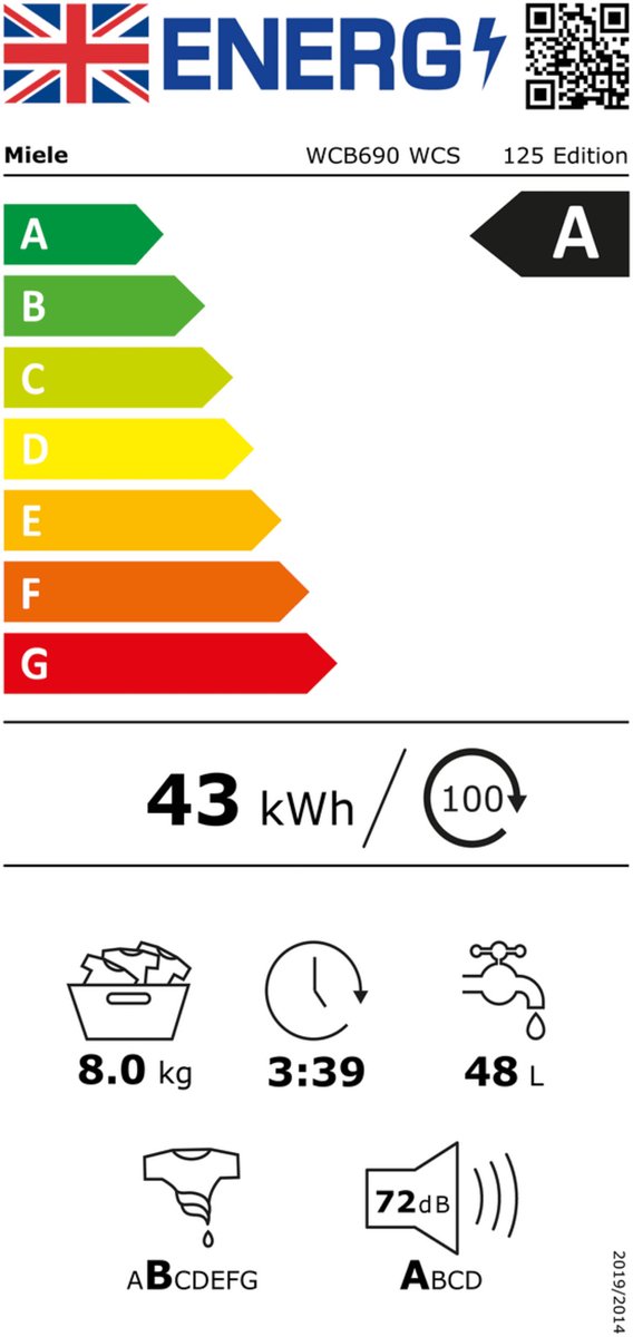Wat vinden we goed aan de Miele WCB 690 WCS Twindos Wasmachine 8 kg 1400 rpm