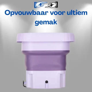 Wat vinden we goed aan de Mini Wasmachine 8L Centrifuge Paars