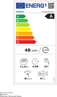Samsung WW1EDG5B25AE wasmachine