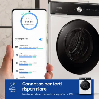 Samsung WW90DB7U94GEU3 wasmachine 9 kg wit