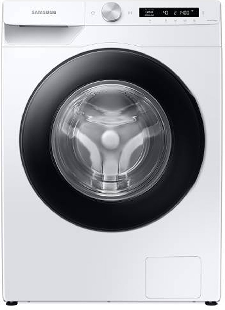 De Samsung WW90T504AAWCS2 EcoBubble Wasmachine 9kg Wit in één oogopslag