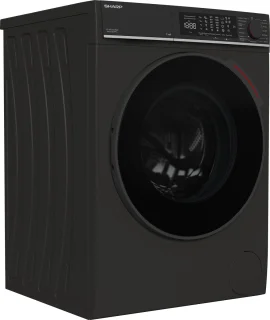 Sharp ESNFL014CBNA2BX wasmachine 10KG mat zwart