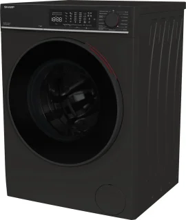 Sharp ESNFL014CBNA2BX wasmachine 10KG mat zwart