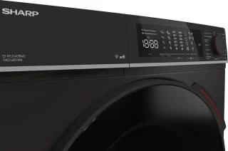 Sharp ESNFL014CBNA2BX wasmachine 10KG mat zwart