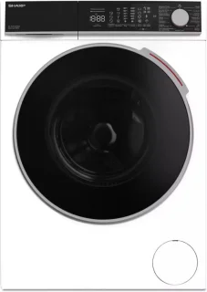 Sharp ESNL814CWDABE — veelzijdige 8 kg wasmachine met stoom en touchscreen