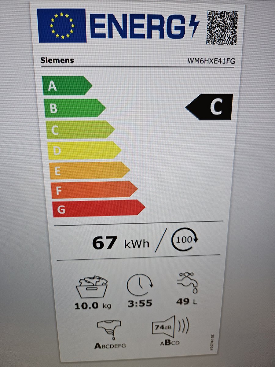 Wat vinden we goed aan de Siemens WM6HXE41FG Wasmachine