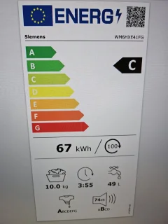 Siemens WM6HXE41FG Wasmachine