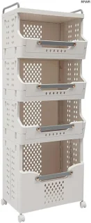 Waskast met wielen - kleding organizer