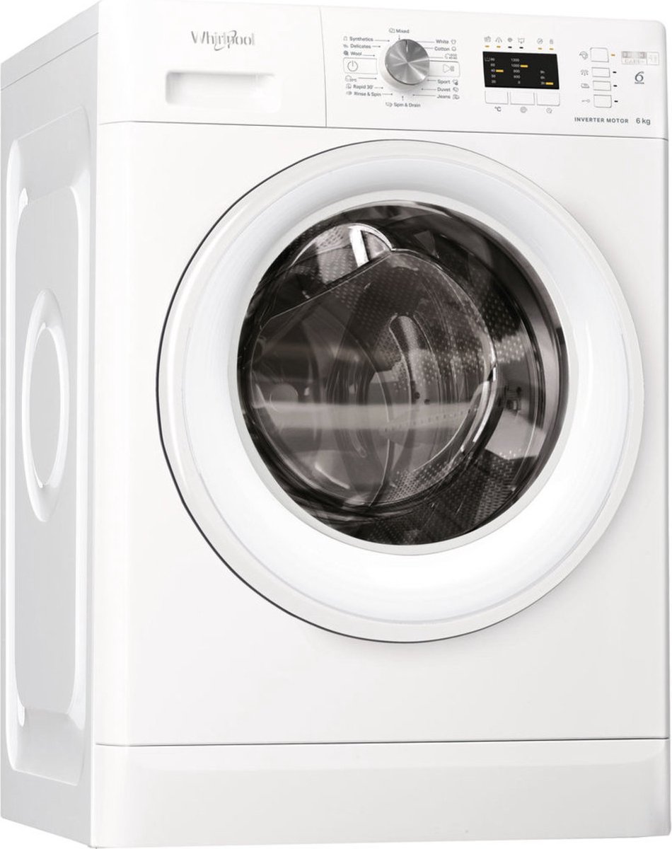 De Whirlpool FFL 6238 W EE wasmachine 6 kg wit in één oogopslag