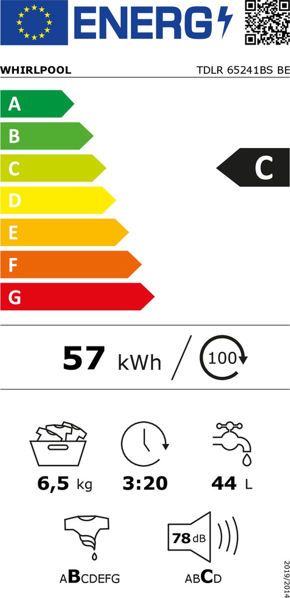 Wat vinden we goed aan de Whirlpool TDLR65241BS bovenlader wasmachine