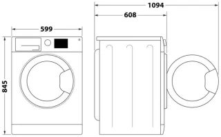 Whirlpool W7X89 Silence EE wasmachine